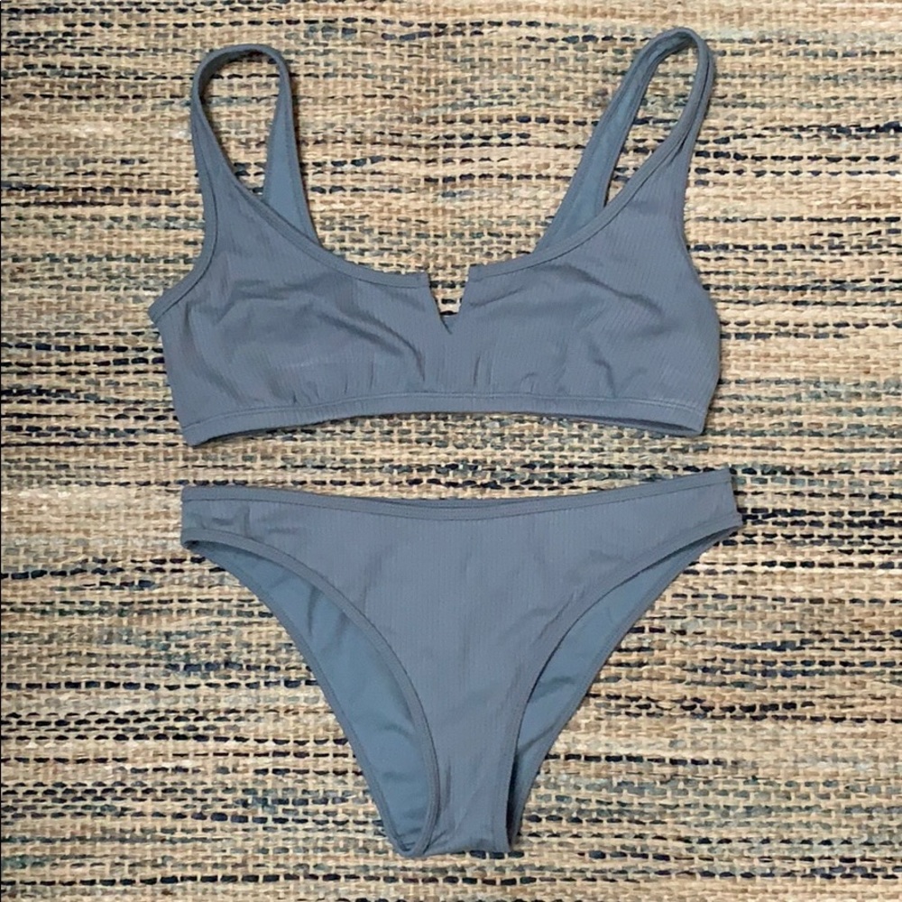 Pacsun Ribbed Bikini Set